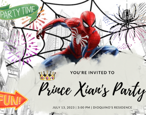 Birthday Invitation Card